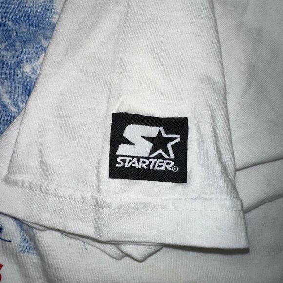 Starter 1997 Pro Football Hall Of Fame T-Shirt Men’s Size Large White NFL 90’s - Picture 3 of 6